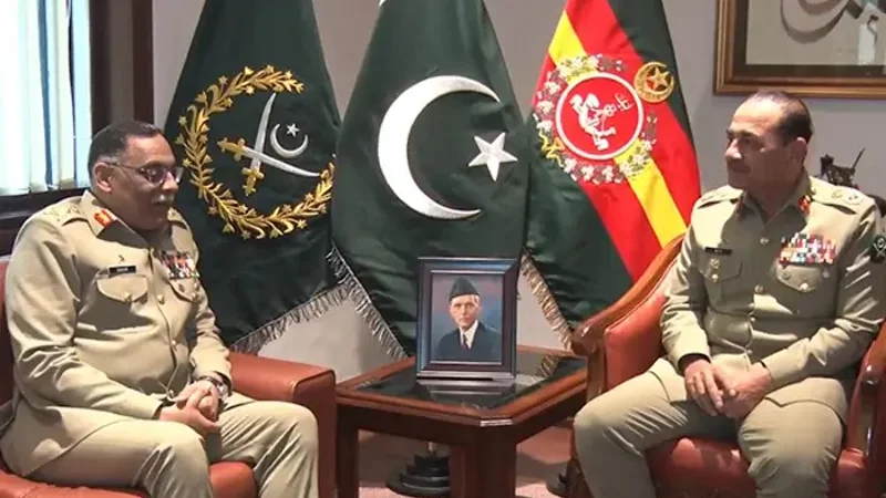 CJCSC General Sahir Shamshad Mirza pays farewell visit to Field Marshal Asim Munir