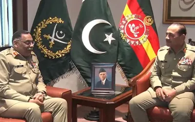 CJCSC General Sahir Shamshad Mirza pays farewell visit to Field Marshal Asim Munir