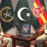 CJCSC General Sahir Shamshad Mirza pays farewell visit to Field Marshal Asim Munir