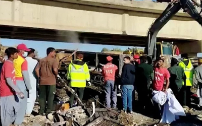 13 lives lost in Balochistan road accident, dozens injured