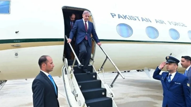 PM Shehbaz returns to Pakistan after two-week foreign visit