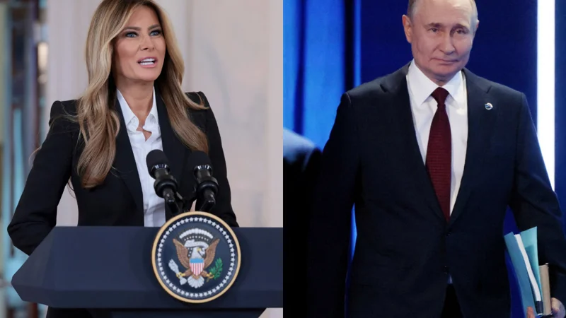 Melania Trump and Putin join efforts to help Ukrainian children and families