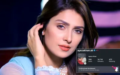 Ayeza Khan’s instagram soars past 102 million views in just 30 days