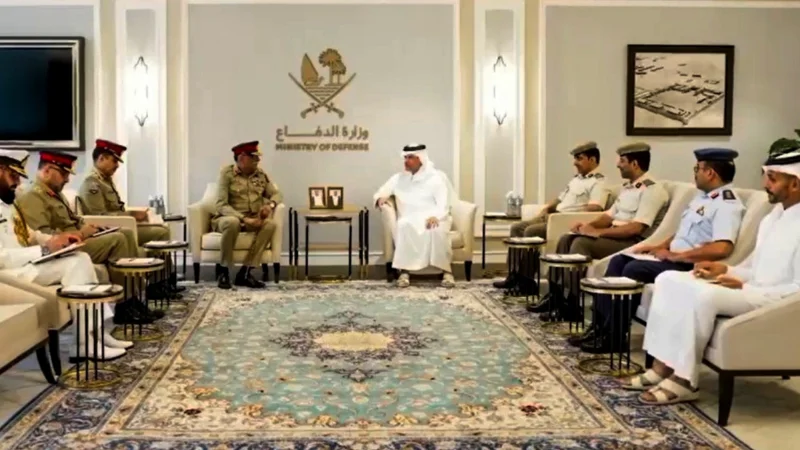 CJCSC discusses military cooperation with Qatar’s defence leaders