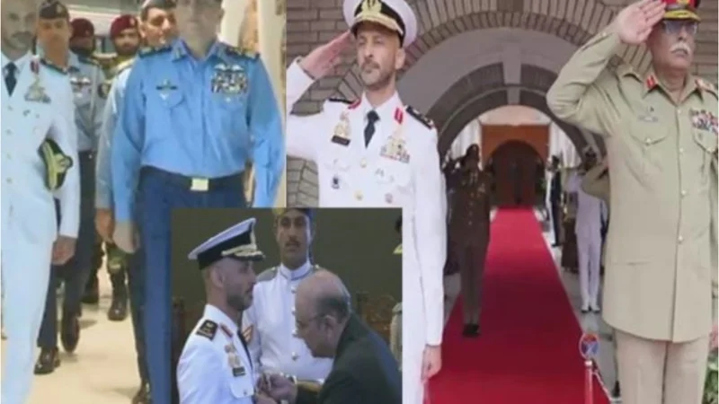 UAE Naval Commander meets Pakistan’s top Military leaders, President Honours Commander with Nishan-e-Imtiaz