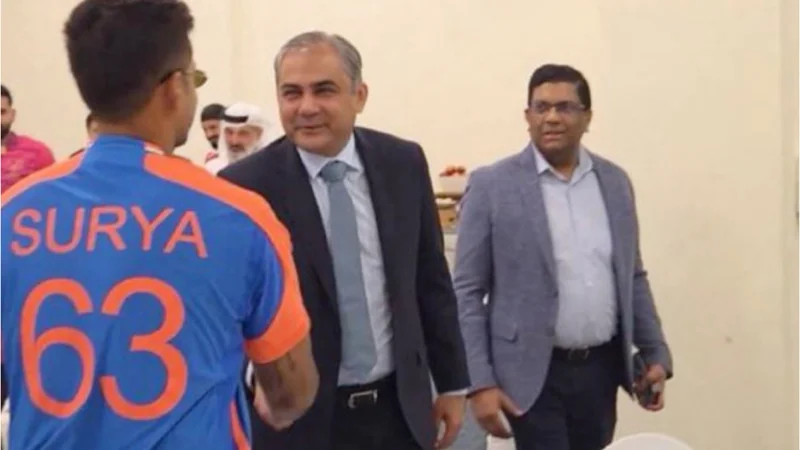 Indian Skipper under fire after handshake with Mohsin Naqvi