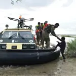 Pakistan Navy conducts rescue operations in flood hit areas