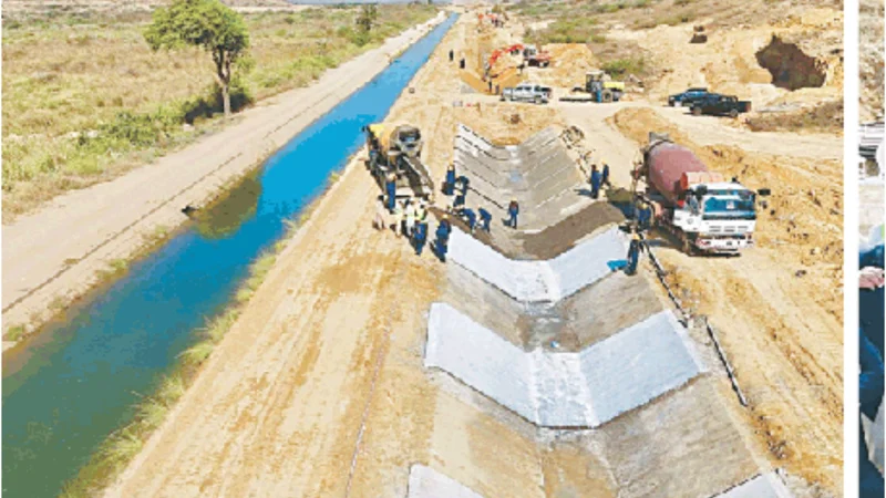 Repair work on Hub canal completed