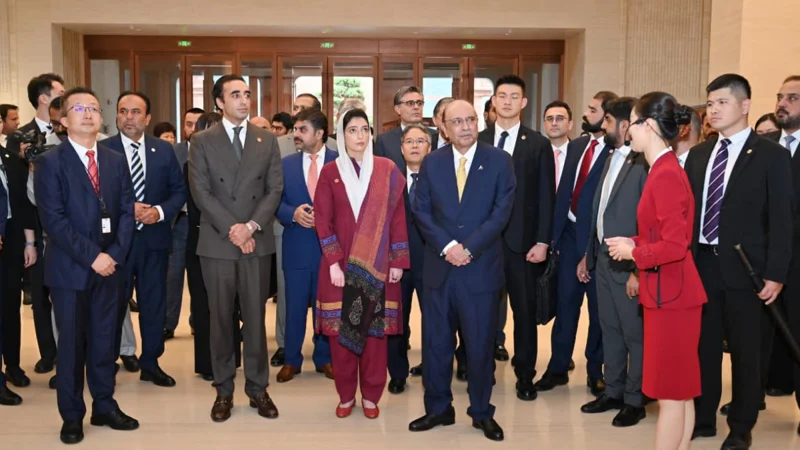 Zardari hails China’s transformation during visit to CPC memorial