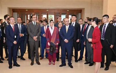 Zardari hails China’s transformation during visit to CPC memorial