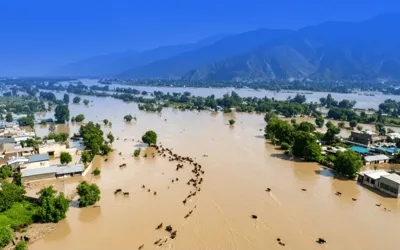 Pakistan flood 2025: High Flood Levels Continue at Guddu and Sukkur Barrages