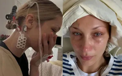 Bella Hadid shares hospital photos amid ongoing health battle