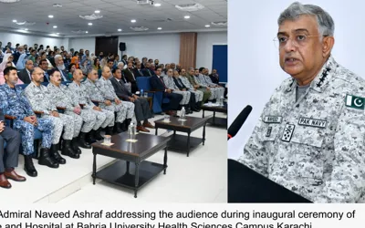 Naval Chief inaugurates new building of dental Ccollege,hospital