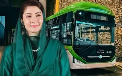 CM Maryam Nawaz launches electric bus service in Sahiwal