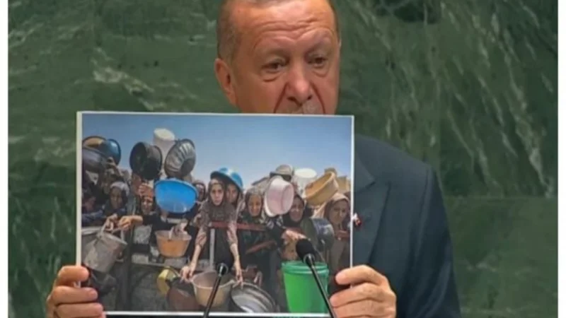 Erdogan Calls Gaza War ‘Darkest Chapter for Humanity’ in UN Address