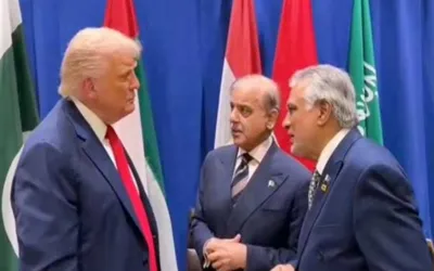 President Trump meets PM Shehbaz at conclusion of Arab-Islamic Summit