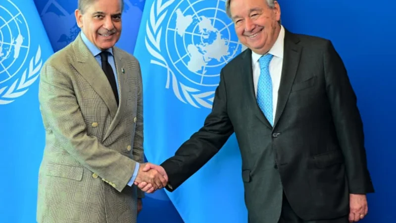 PM raises Kashmir issue, IWT violations in meeting with UN chief