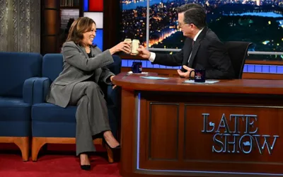Kamala Harris appears on Stephen Colbert "The Late Show" since 2024 election