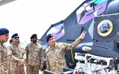COAS oversees induction of Z-10ME attack helicopters