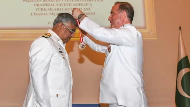 Naval chief awarded Legion of Merit by Turkish Armed Forces
