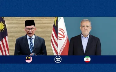 Pezeshkian calls for solidarity in talks with Malaysian PM to end Gaza crisis