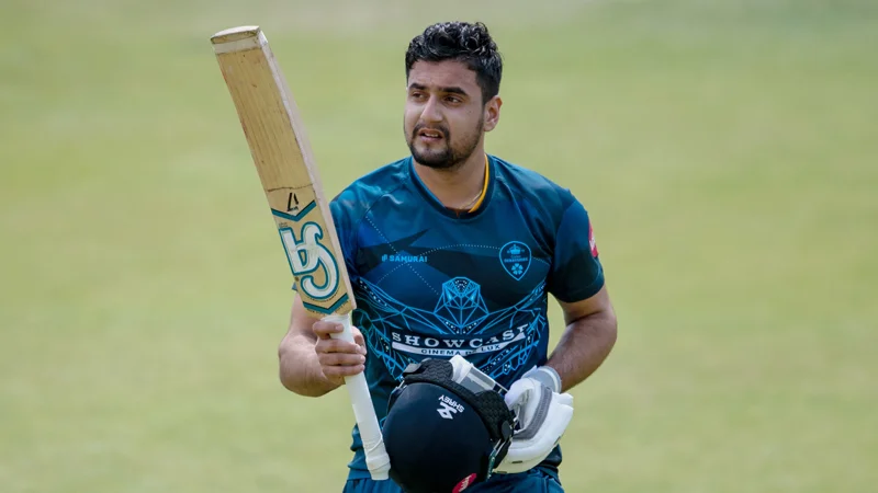Pakistani cricketer Haider Ali
