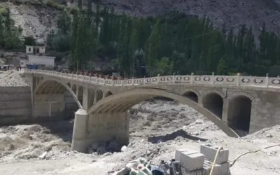 Pakistan-China land route cut off after Hunza River flooding