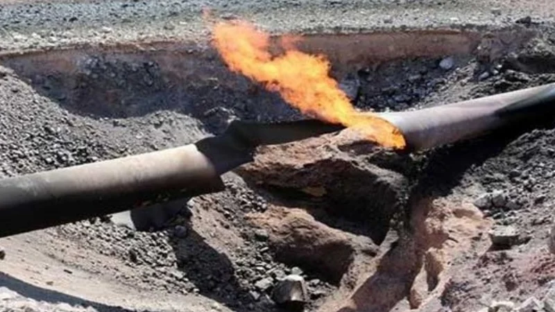 Gas pipeline blow up in Lakki Marwat