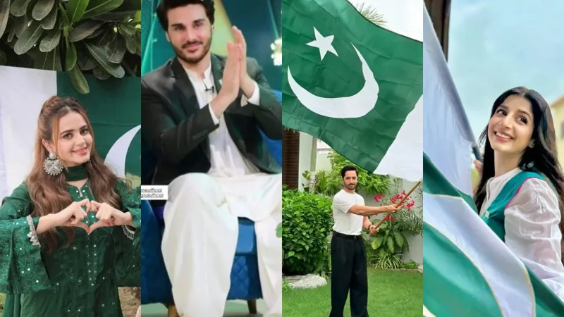 Pakistani Celebrities enjoy 78th Independence Day
