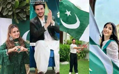 Pakistani Celebrities enjoy 78th Independence Day