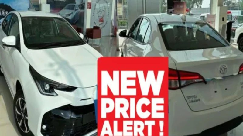 Toyota Yaris, Corolla Latest Prices in Pakistan- August 2025