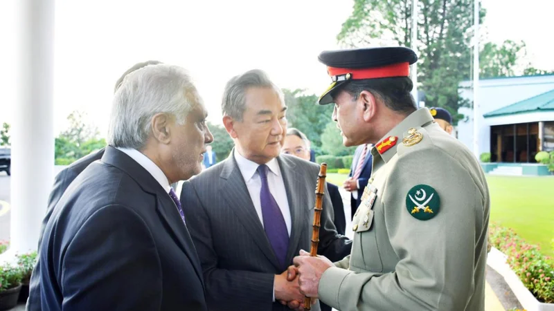 COAS, Chinese FM discuss regional security, counter-terrorism