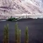 Glacial outburst flood submerges villages in Ghizer, GB