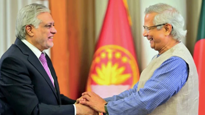 Pakistan, Bangladesh leaders discuss strengthening bilateral ties