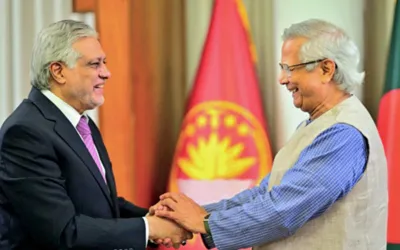 Pakistan, Bangladesh leaders discuss strengthening bilateral ties