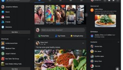 Facebook desktop dark mode