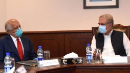 FM Shah Mahmood Qureshi calls on US envoy Zalmay Khalilzad