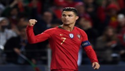 Cristiano Ronaldo is the second man to reach 100 international goals
