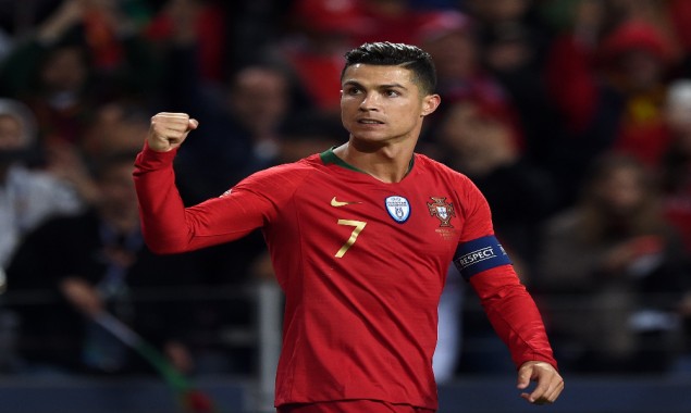 Cristiano Ronaldo is the second man to reach 100 international goals