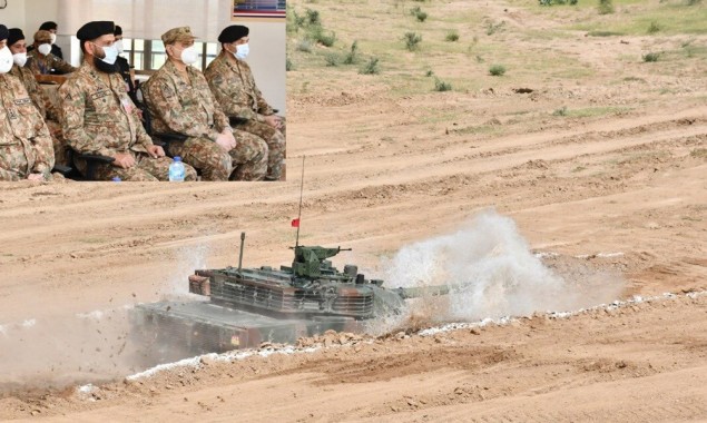 COAS visits Field Firing Ranges Near Jhelum