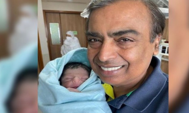 Mukesh Ambani becomes grandfather of baby boy