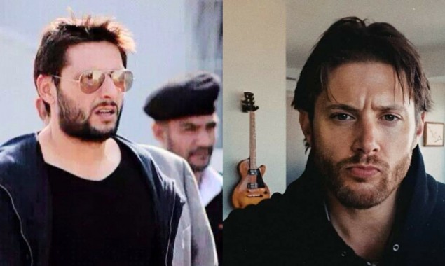 Does Shahid Afridi really resemble Jensen Ackles?