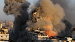 Israel bombed building housing several foreign media offices in Gaza