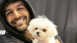 Kartik Aaryan shares cute photos with his new furry friend