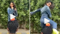 Amna Ilyas faces immense criticism over kick challenge video