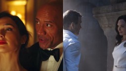 Gal Gadot, Ryan Reynolds, and Dwayne Johnson