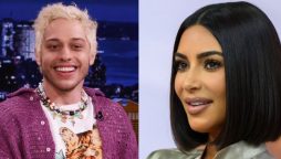 A fan caught Kim Kardashian and Pete Davidson spotted together