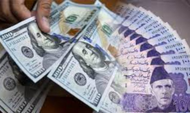 Rupee falls 23 paisas against dollar