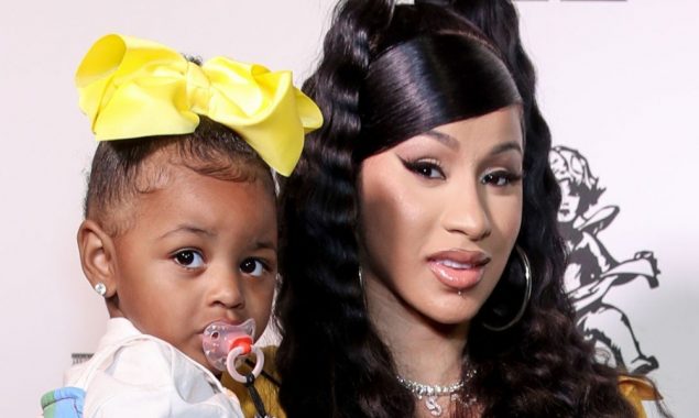 Cardi B shares mom duties with her kids!