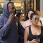 Kanye West was photographed in Miami with Kim Kardashian doppelganger Chaney Jones